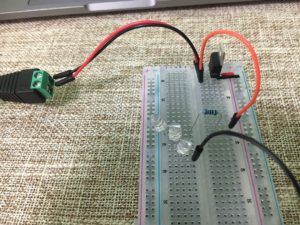 3 LEDs in parallel do not illuminate